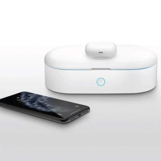 Viva Madrid Vanguard Vault Pro Uv-C Sanitizing Box With Wireless Charger 10W